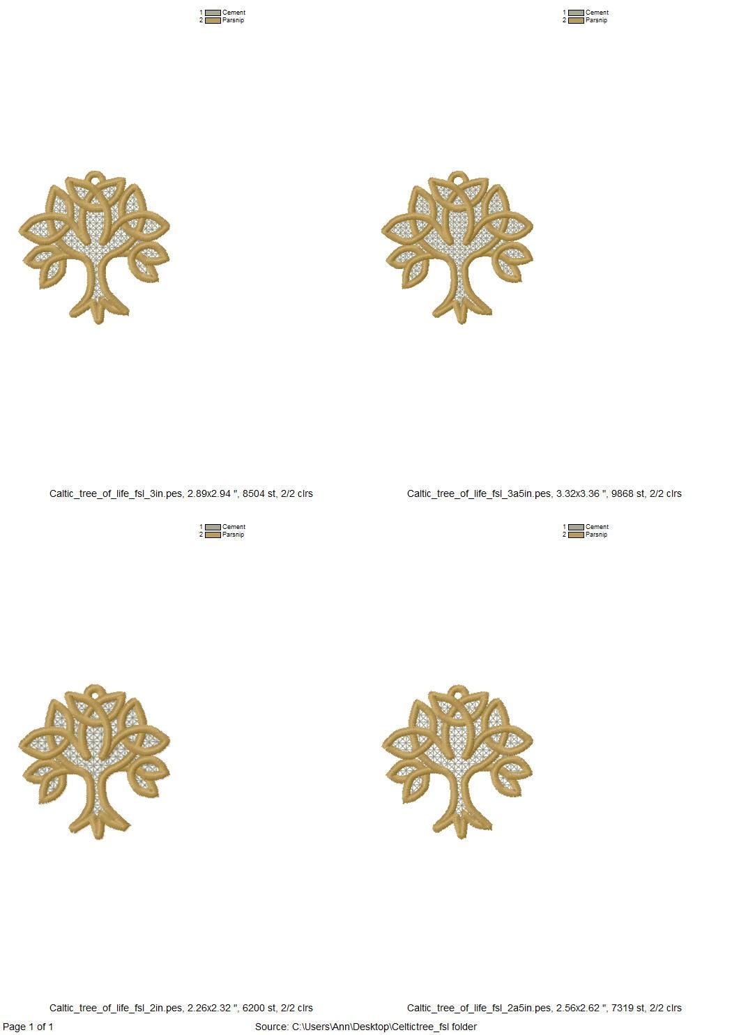 Celtic Tree of Life Charm FSL - image 4