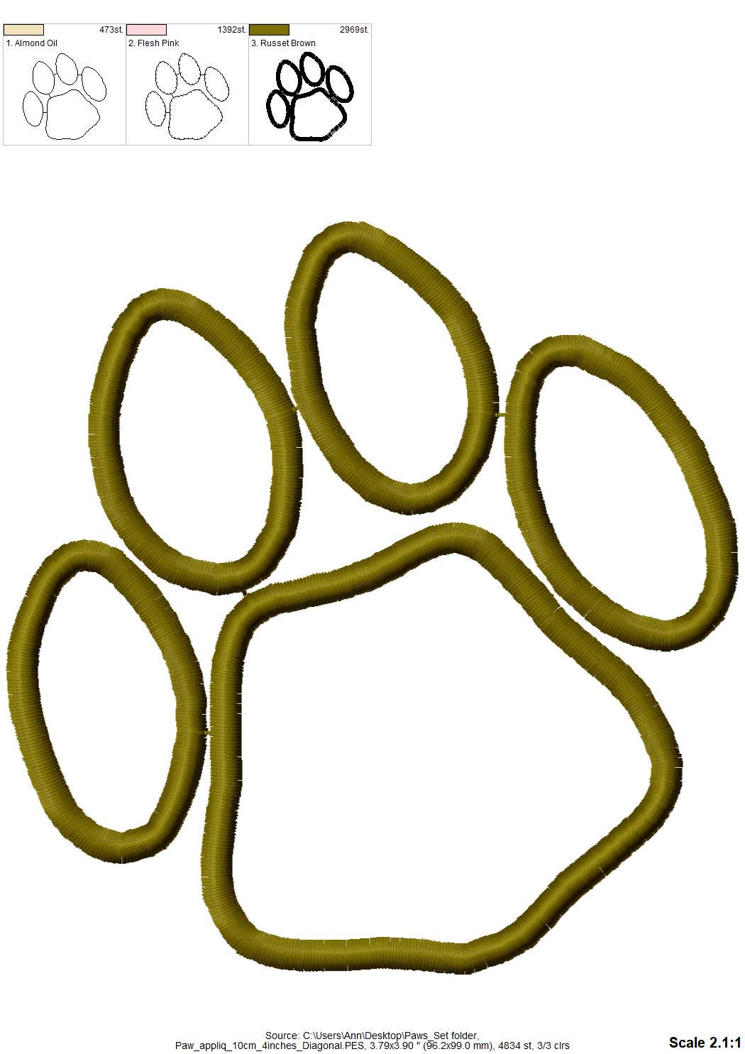 Dog Puppy Paw Set - image 4
