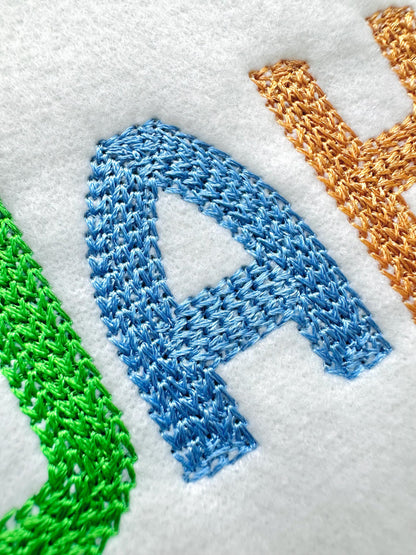 Light Fill Chain Block Font hand stitch effect machine embroidery designs alphabet letters numbers monogram mini sizes 1.2 up to 2.3 inch BX - image 6