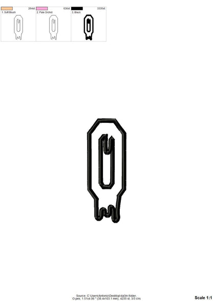 Halloween Spooky Melted FONT Applique Varsity Collegiate Melting Dripping Alphabet Monogram machine embroidery designs sizes 3 up to 6 inch - image 5