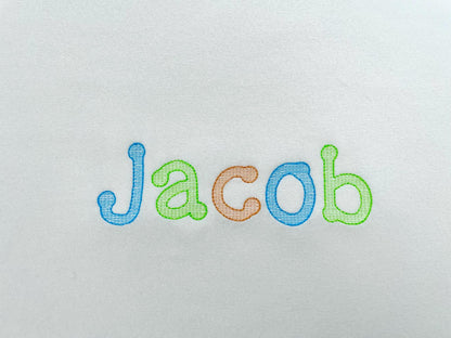 Quick light stitch fill Font Dot to Dot style kids alphabet machine embroidery designs Monogram letters many sizes 1.2 up to 4.4 inch, BX - image 4