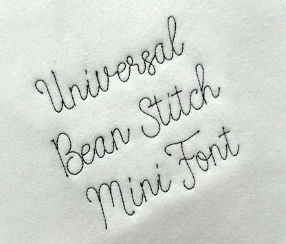Handwritten Line FONT quick light bean stitch machine embroidery designs script alphabet Monogram letters assorted sizes 1 up to 3 inch, BX - image 6