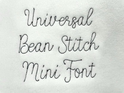 Handwritten Line FONT quick light bean stitch machine embroidery designs script alphabet Monogram letters assorted sizes 1 up to 3 inch, BX - image 5
