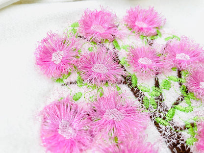 Fringed Blossom Tree Cherry Sakura Apple Tree Flowered Flower Fluffy Fringe floral machine embroidery designs fuzzy bloom sizes 5 up to 7 in - image 5