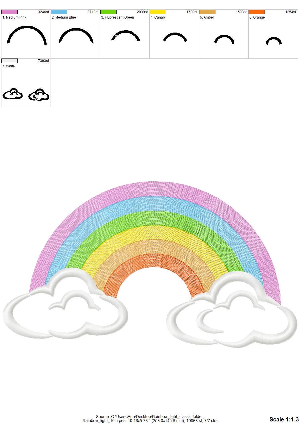 Classic Rainbow and Clouds - image 3