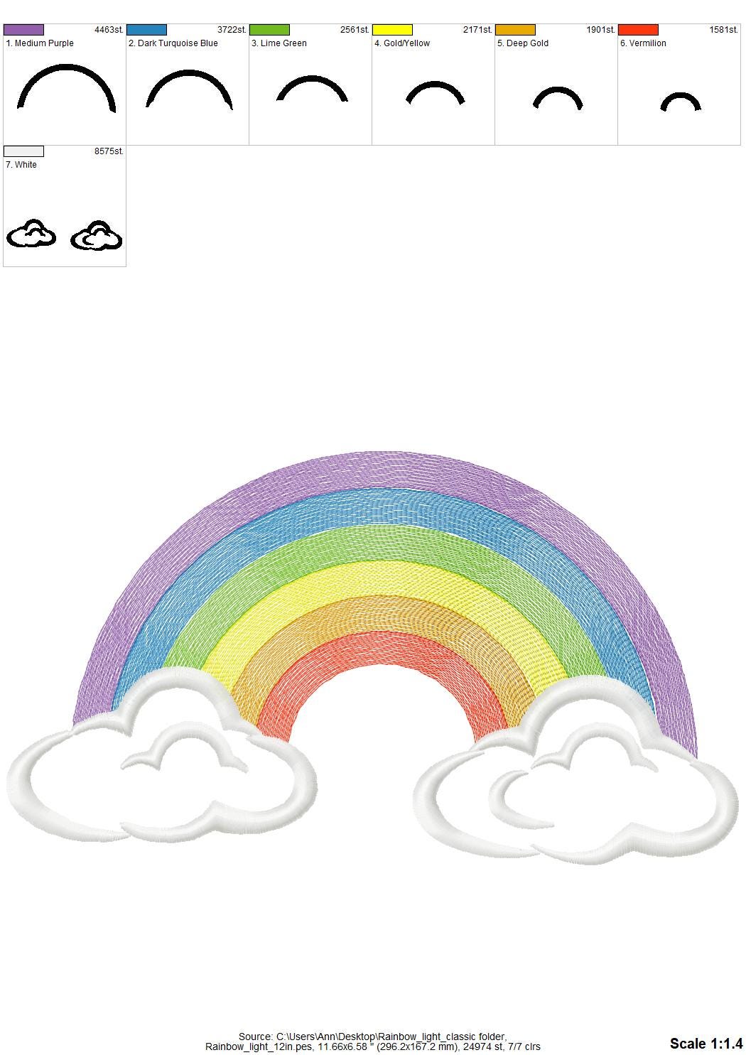 Classic Rainbow and Clouds - image 5