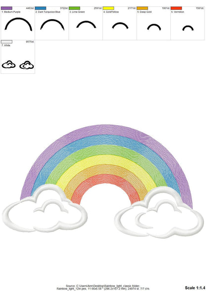 Classic Rainbow and Clouds - image 5