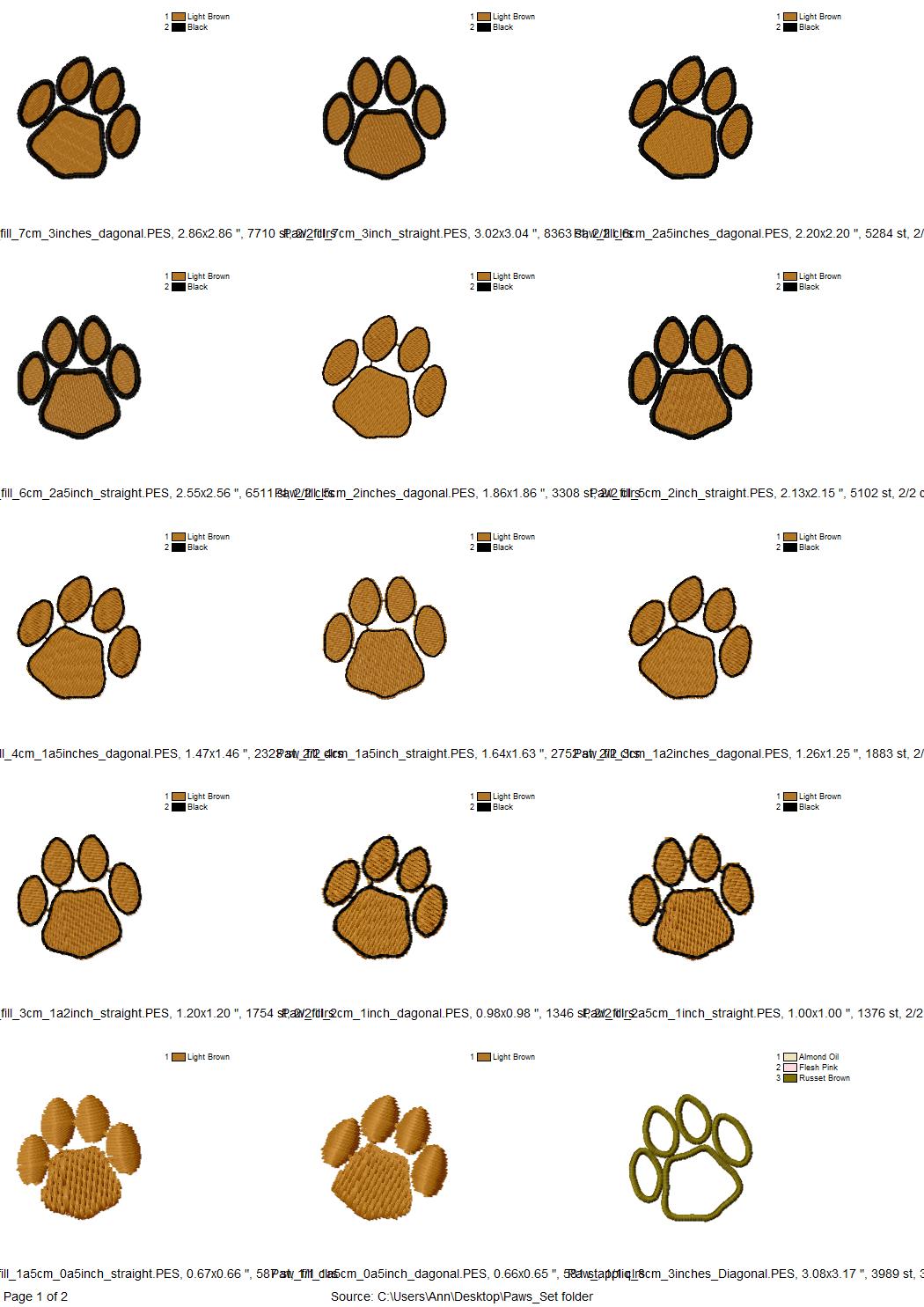 Dog Puppy Paw Set - image 3