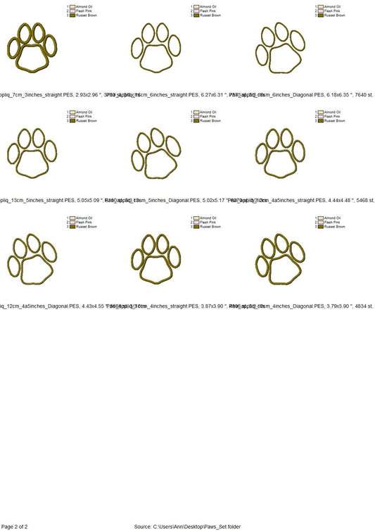 Dog Puppy Paw Set - image 2