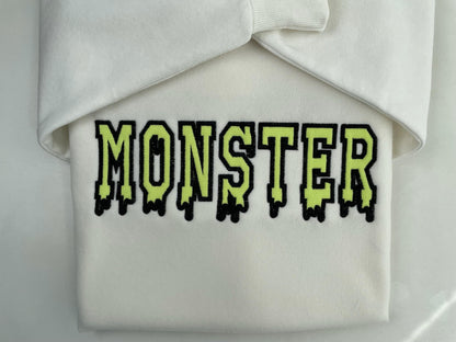 Halloween Spooky Melted FONT Applique Varsity Collegiate Melting Dripping Alphabet Monogram machine embroidery designs sizes 3 up to 6 inch - image 8