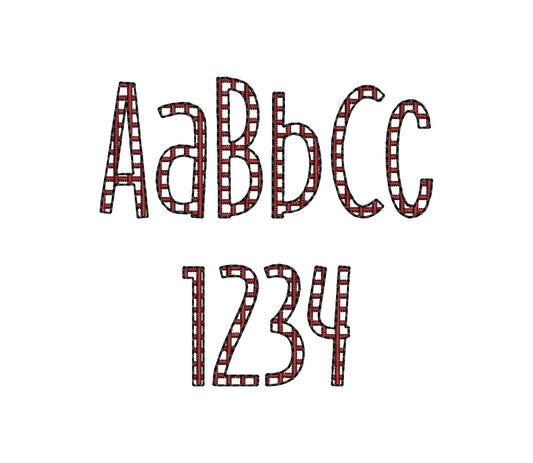 Mini Fancy Checkered Narrow Font