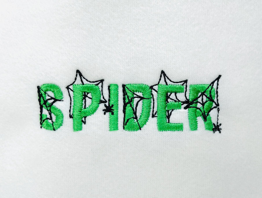 Halloween Spider Web Font SET of 5 Block Type Fonts machine embroidery designs spiderweb cobweb alphabet mini sizes spooky scary kids Boo - image 1