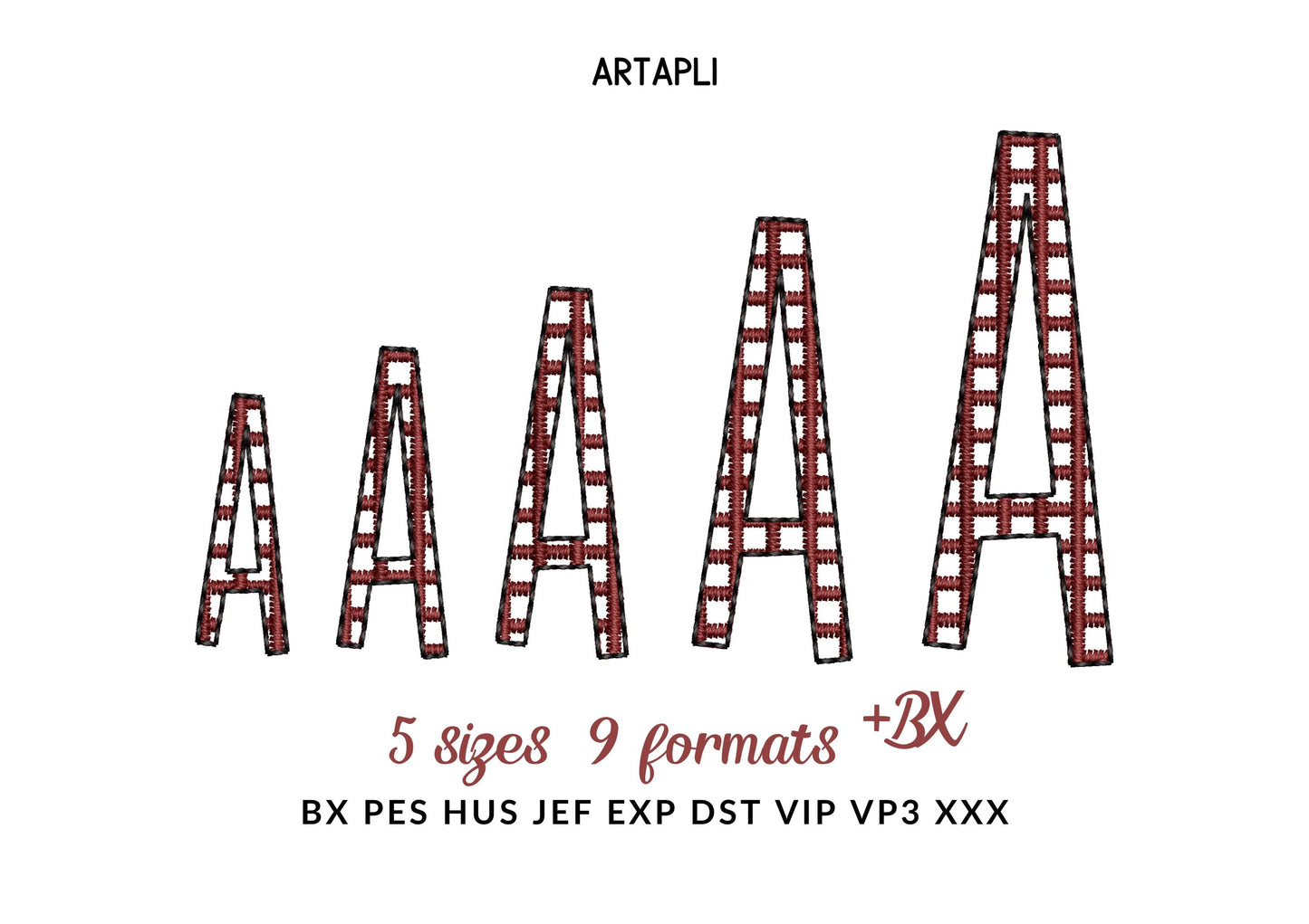 Mini Fancy Checkered Narrow Font