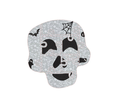 Halloween Skull Puzzle ITH in the hoop kids game gift idea Applique machine embroidery designs sizes for hoop  5x7  6x10 8x8 felt feltie