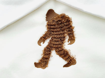 Yeti Gentlefoot Fringed Fluffy Chenille Bigfoot Sasquatch Machine Embroidery Designs Sizes for Hoop 5x7 Kids Fun Wild Forest Silhouette - Etsy