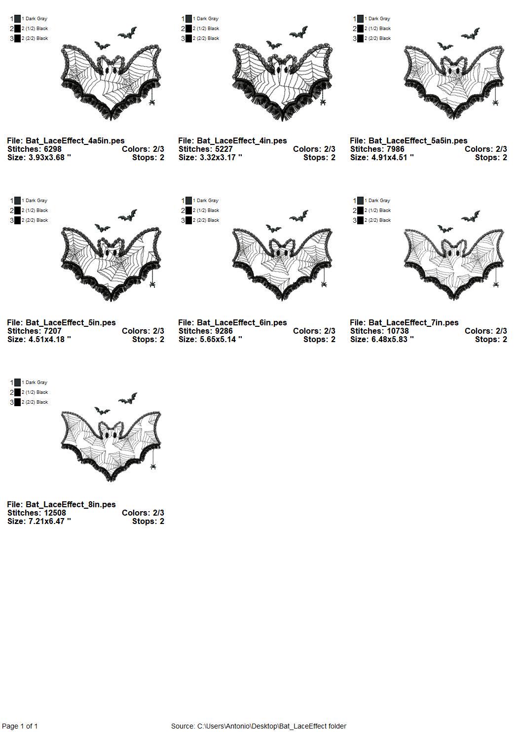 Halloween Bat Lace and Fluffy Fringed Edge Cute Little Bat Kids Girls Spider Web Patterned Machine Embroidery Designs Sizes 4 up to 8 Inch - Etsy