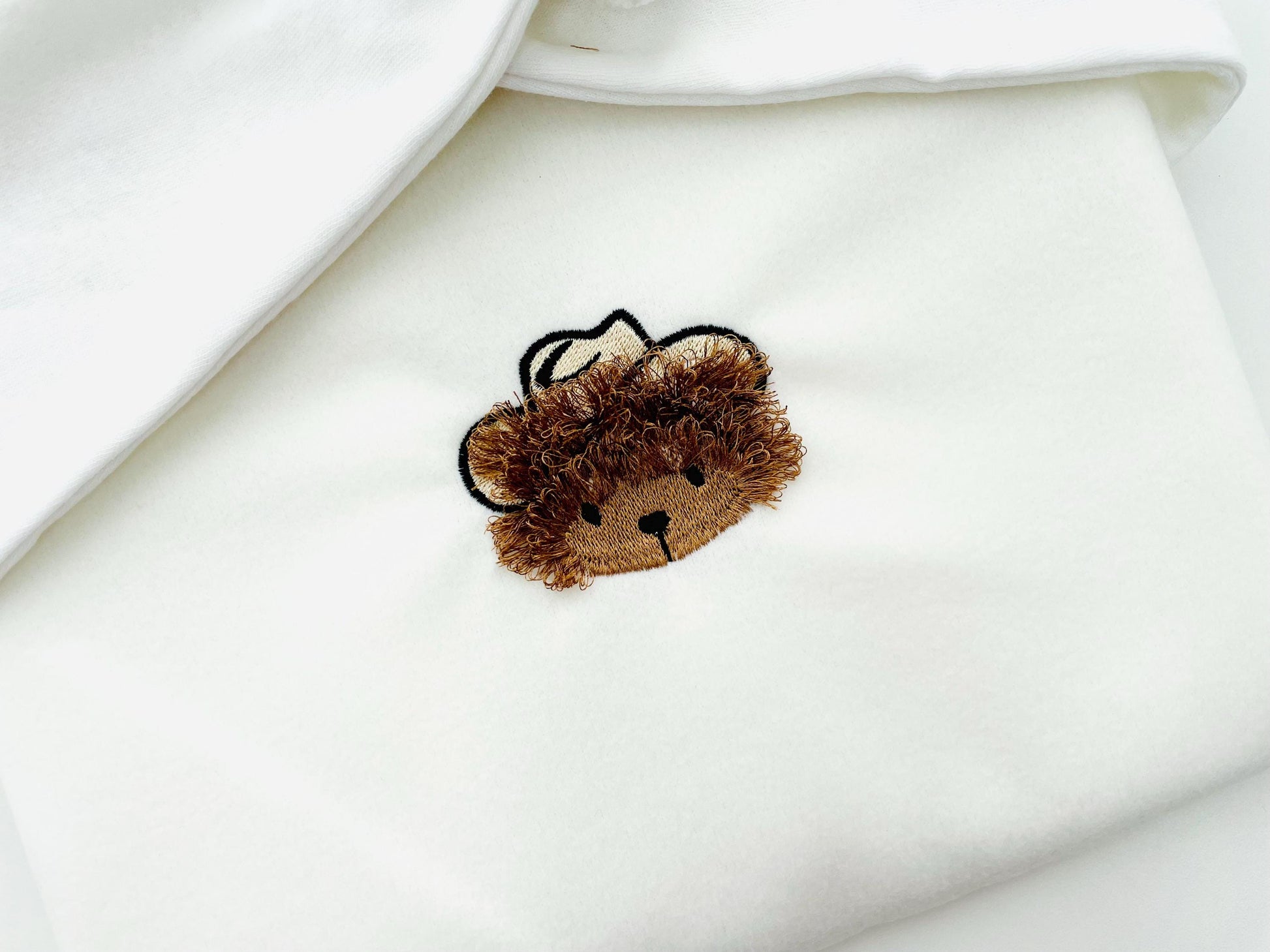 Fringed Fluffy Teddy Bear Coby With Cowboy Hat Kids Baby Fur Chenille Fringe Machine Embroidery Designs Assorted Mini Sizes 2, 2.5, and 3in - Etsy