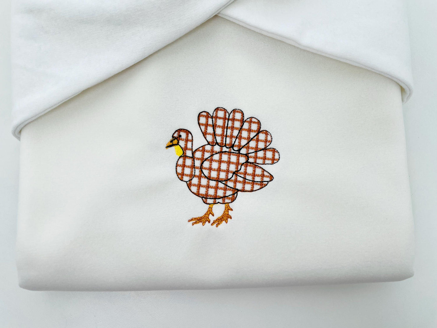 Gingham Plaid Turkey Henry buffalo checkered machine embroidery designs many sizes 4 up to 8 inch sweet home farm kitchen design