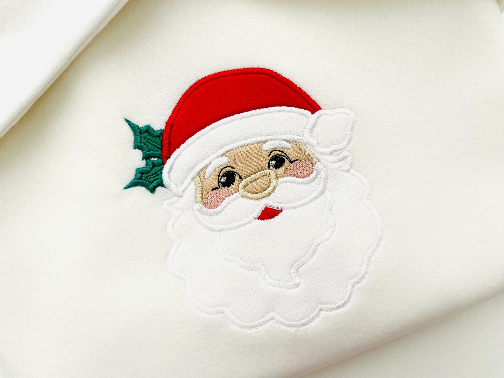 Classic Santa Claus face Christmas Santa Hat Applique machine embroidery designs many sizes from 4 to 8 inch kids baby outfit design