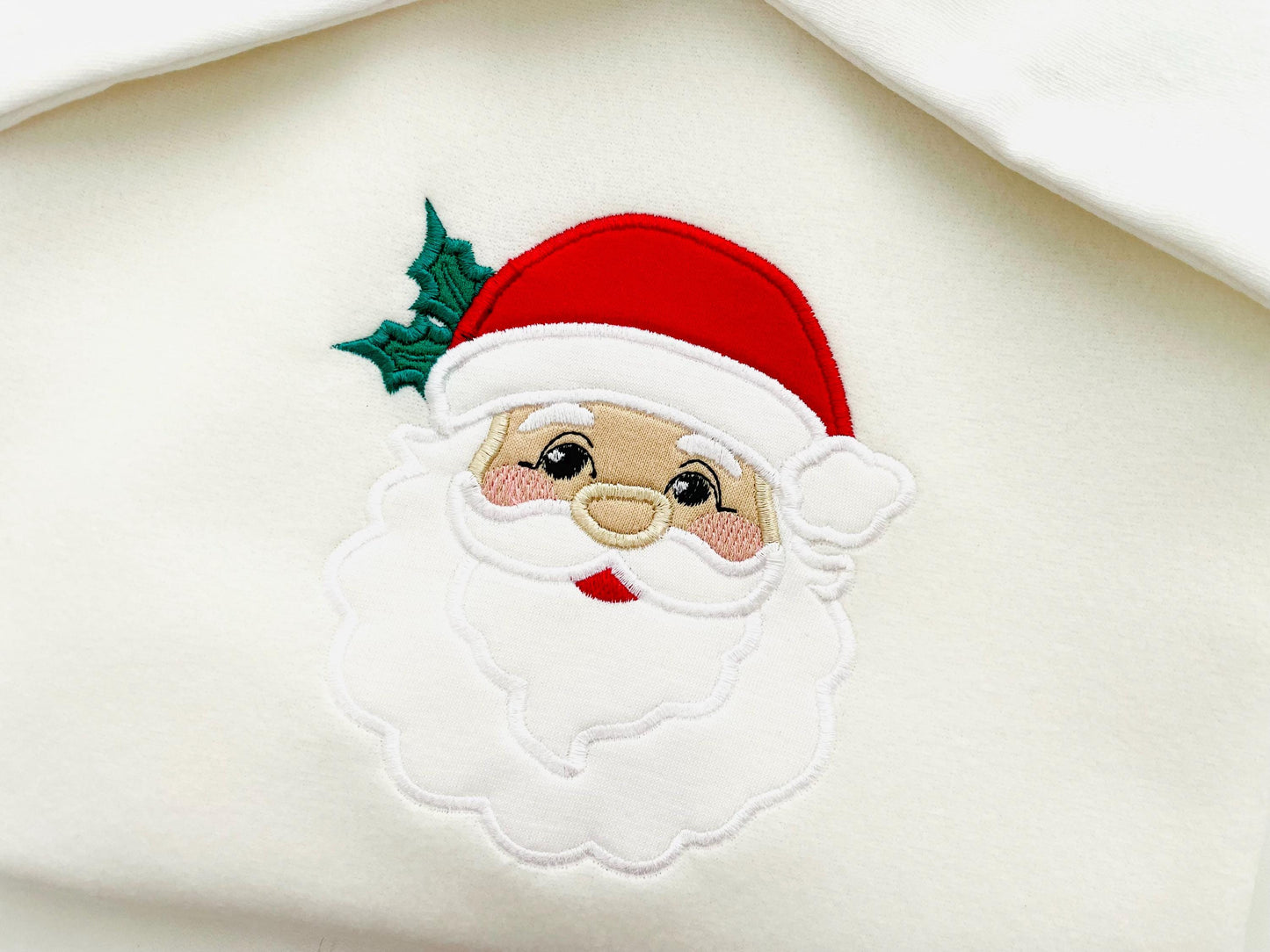 Classic Santa Claus face Christmas Santa Hat Applique machine embroidery designs many sizes from 4 to 8 inch kids baby outfit design