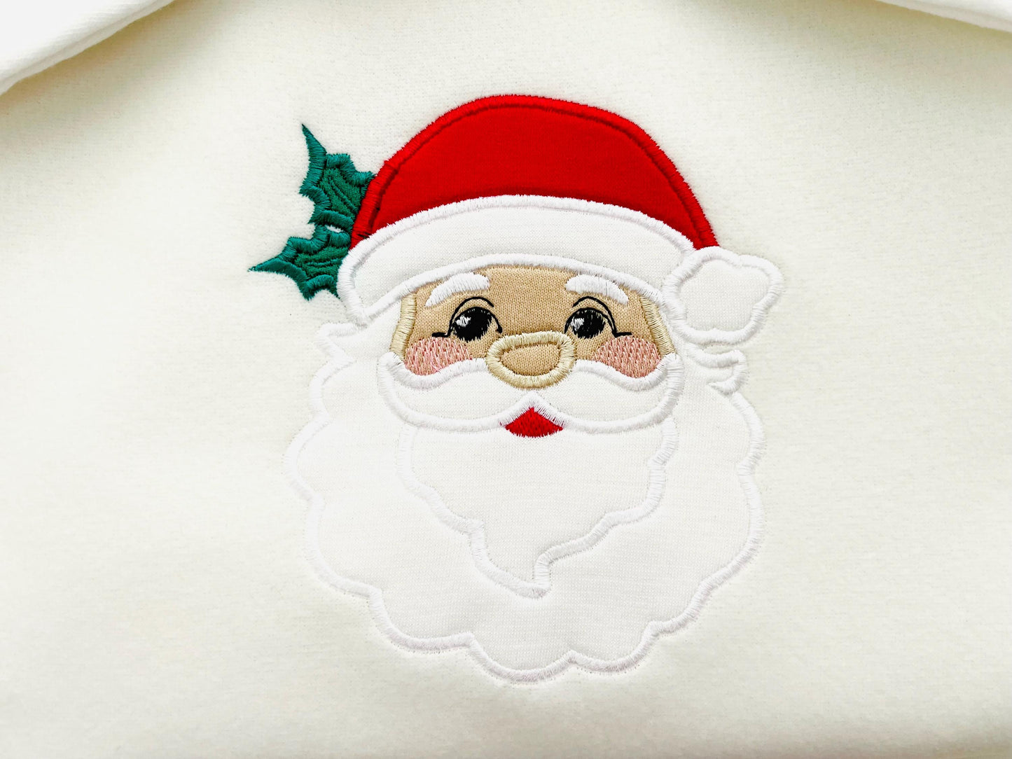 Classic Santa Claus face Christmas Santa Hat Applique machine embroidery designs many sizes from 4 to 8 inch kids baby outfit design
