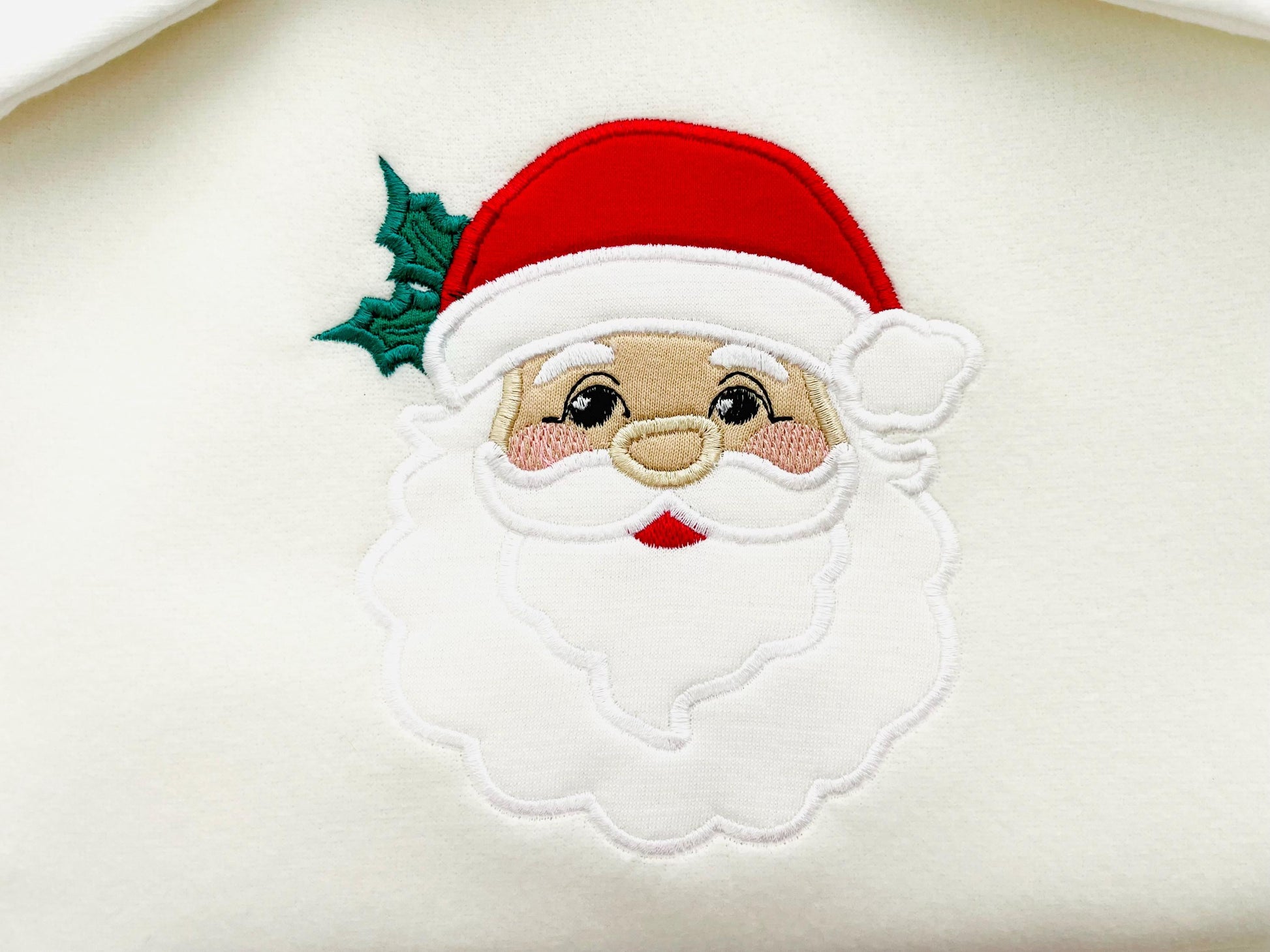 Classic Santa Claus face Christmas Santa Hat Applique machine embroidery designs many sizes from 4 to 8 inch kids baby outfit design