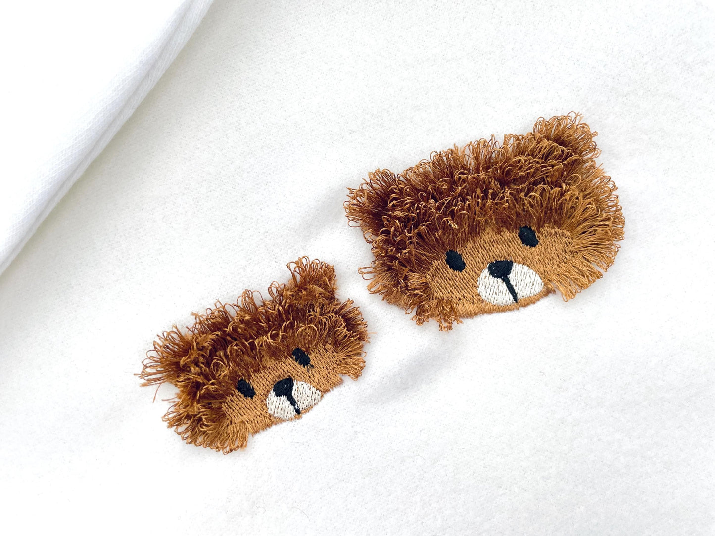 Fringed Fluffy Teddy Bear Ron Kids Baby Fur Chenille Fringe Machine Embroidery Designs Assorted Mini Sizes 2, 2.5, and 3in Cute Little Bear - Etsy