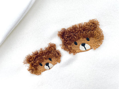 Fringed Fluffy Teddy Bear Ron Kids Baby Fur Chenille Fringe Machine Embroidery Designs Assorted Mini Sizes 2, 2.5, and 3in Cute Little Bear - Etsy