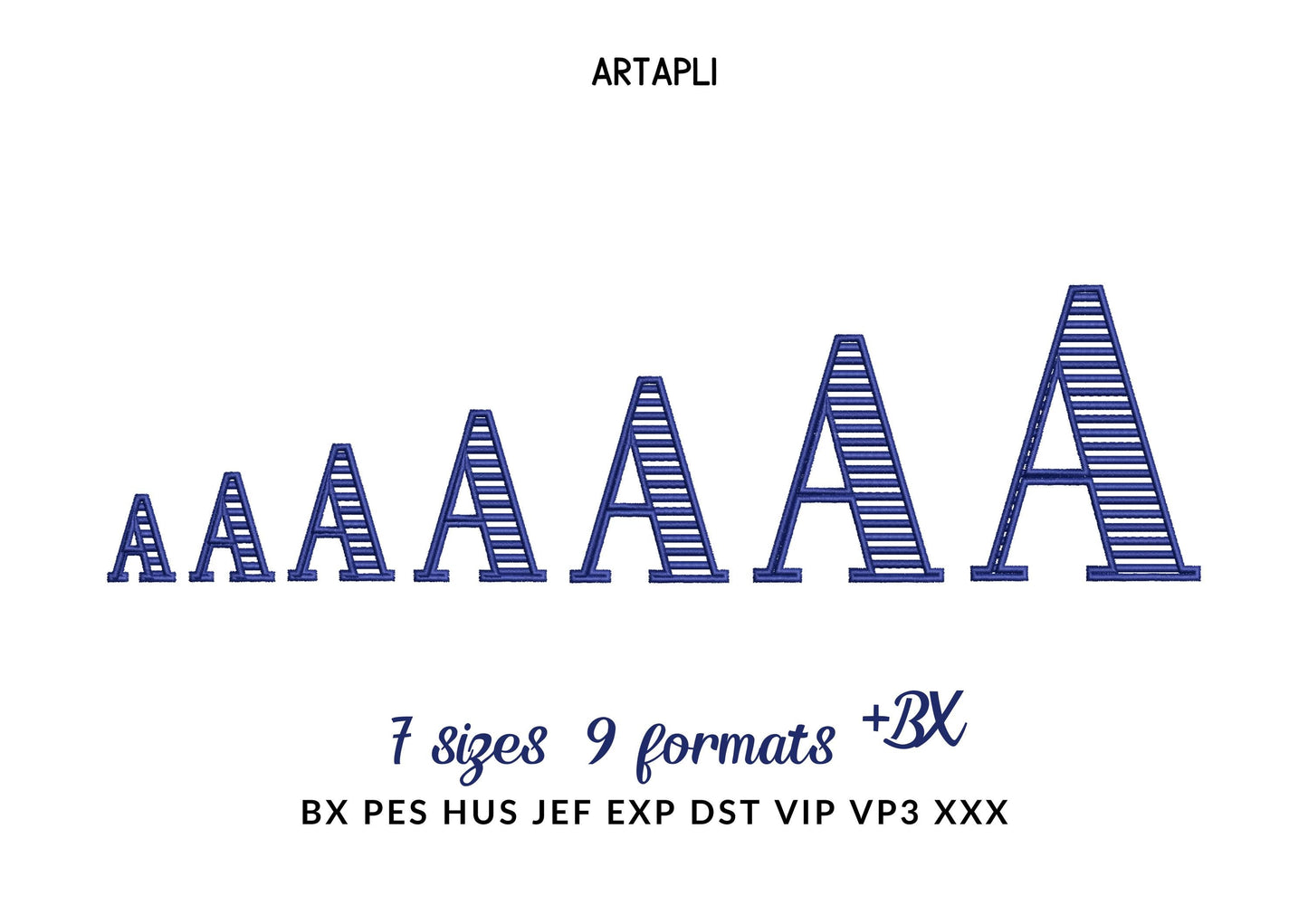 Striped Font Abril Elegant