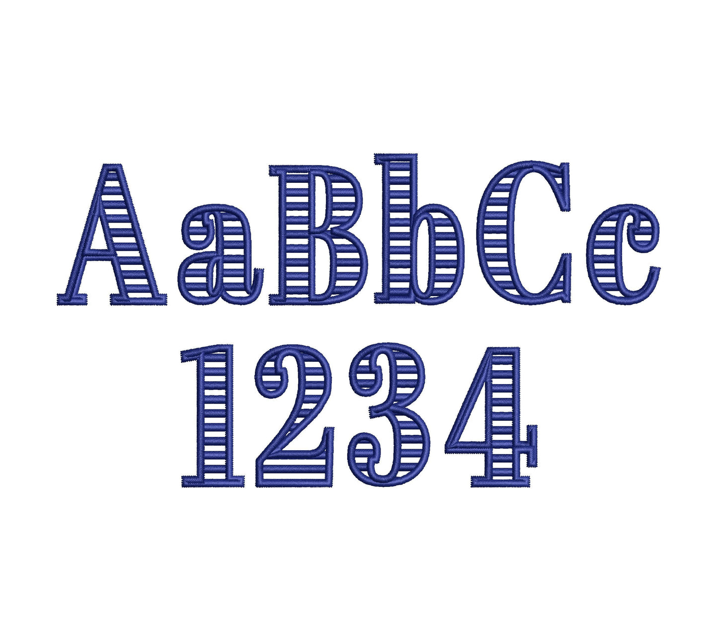 Striped Font Abril Elegant