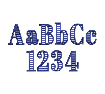 Striped Font Abril Elegant