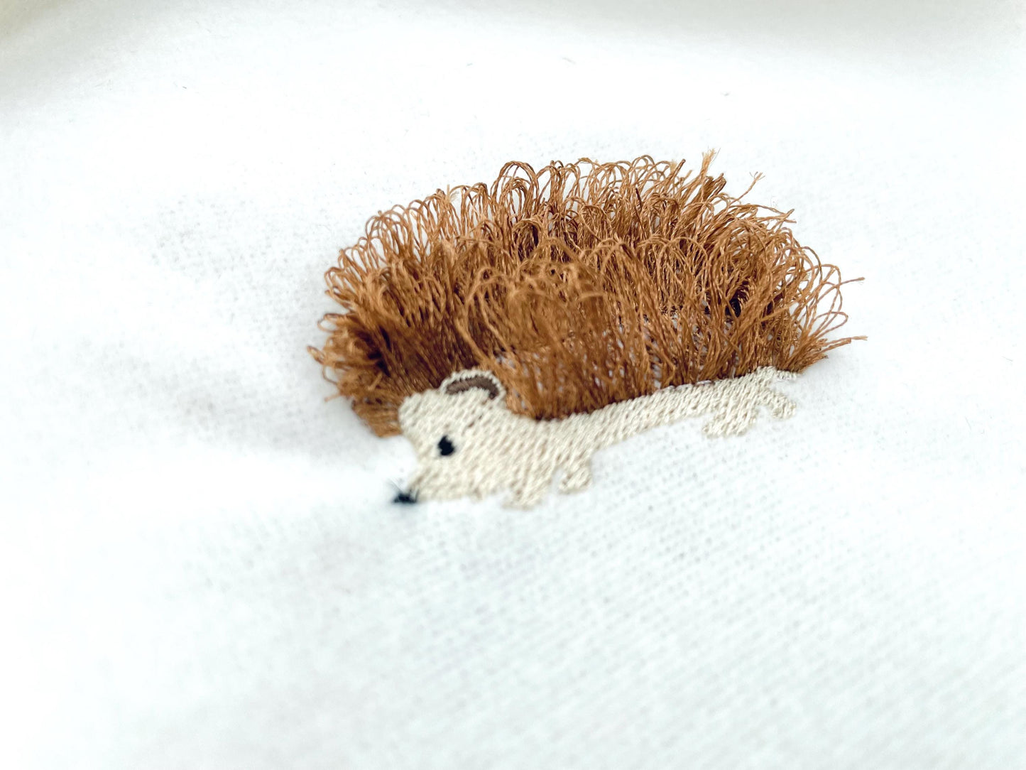 Hedgehog Simon Fringed Fluffy Chenille Mini Wild Animal Boy Machine Embroidery Designs Forest Hedgehog Kids Baby Boys Outfit Shirt Design - Etsy