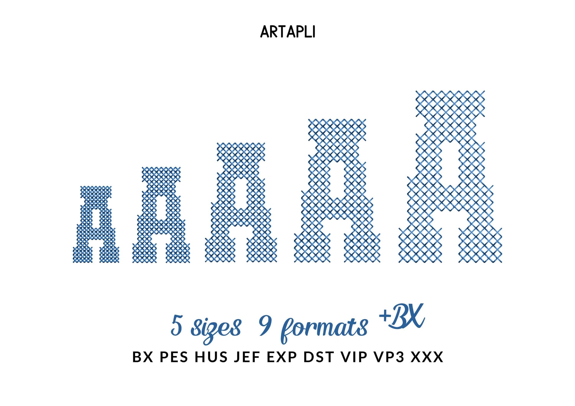 Cross stitch Font Sport Block Font machine embroidery designs alphabet monogram letters numbers punctuation mini sizes 1.2 up to 2.8 inch BX