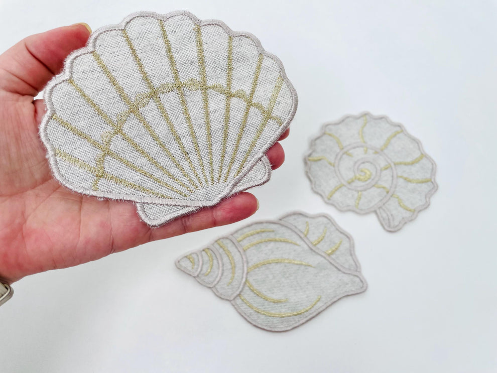Gorgeous Shell Shape Napkin Set of 3 – Artapli designs