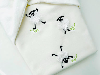 Little Fluffy Sheep Fringed Fur Lamb SET of 3 Single Sheep Machine Embroidery Designs Small Sizes 2, 3 and 3.5 Inch Awesome Kids Design - Etsy