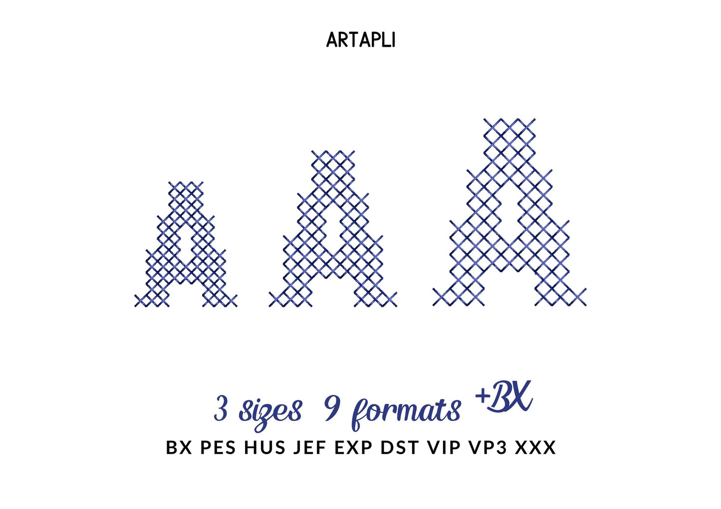 Cross Stitch Font Rory