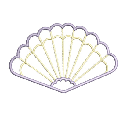 Fan Napkin Coaster Doily Fan shape in assorted sizes simply ITH in the hoop easily machine embroidery designs feminine girls party accessory