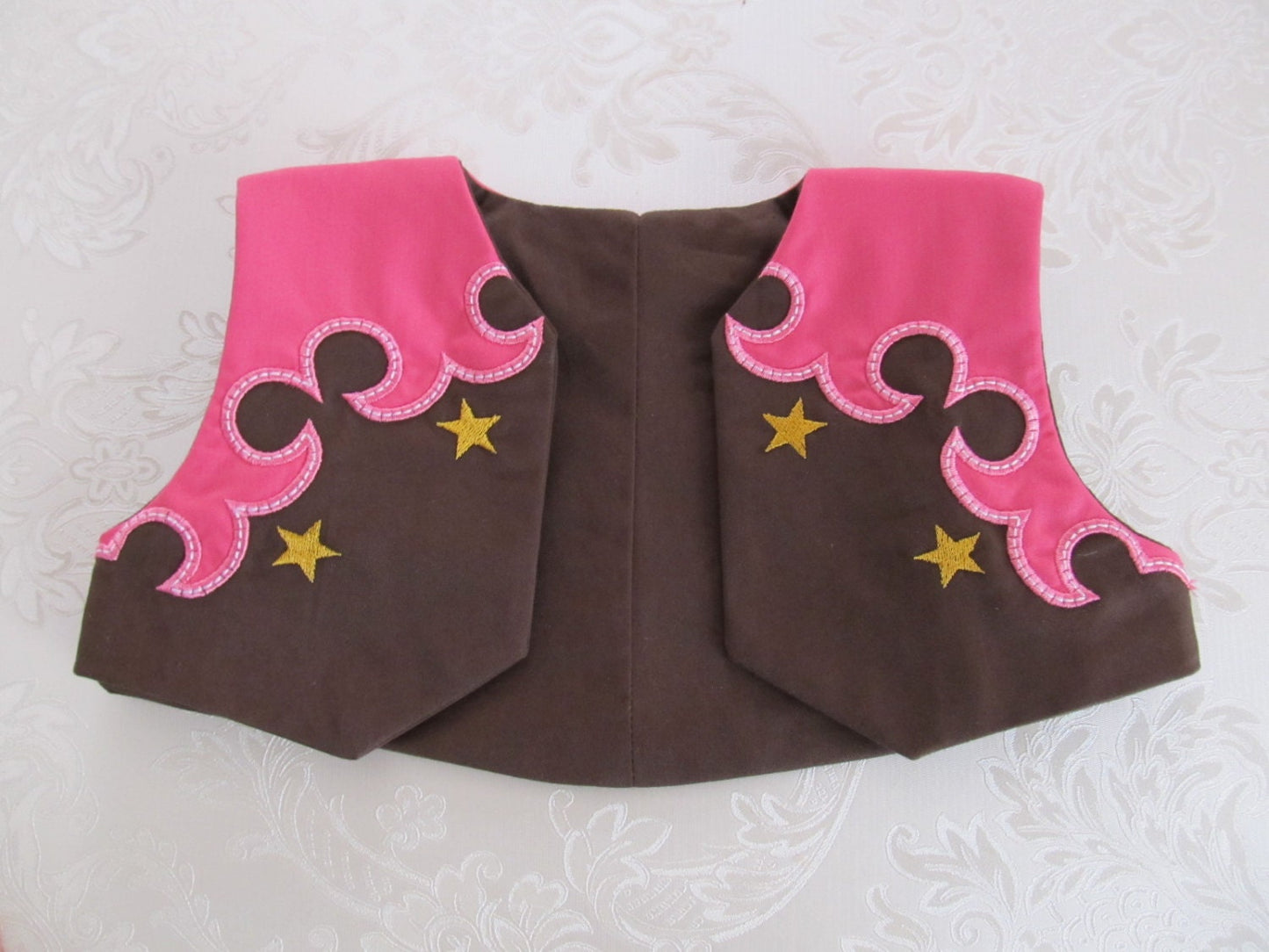 Rodeo vest In-the-hoop ITH project Embroidery 0" 1" 2" 5" 7" | PES DST JEF | Artapli