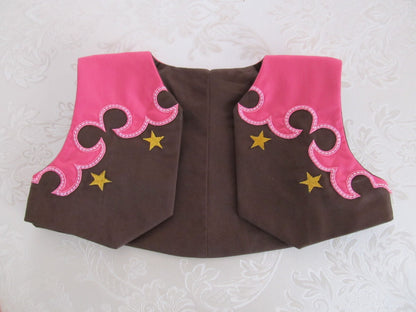 Rodeo vest In-the-hoop ITH project Embroidery 0" 1" 2" 5" 7" | PES DST JEF | Artapli