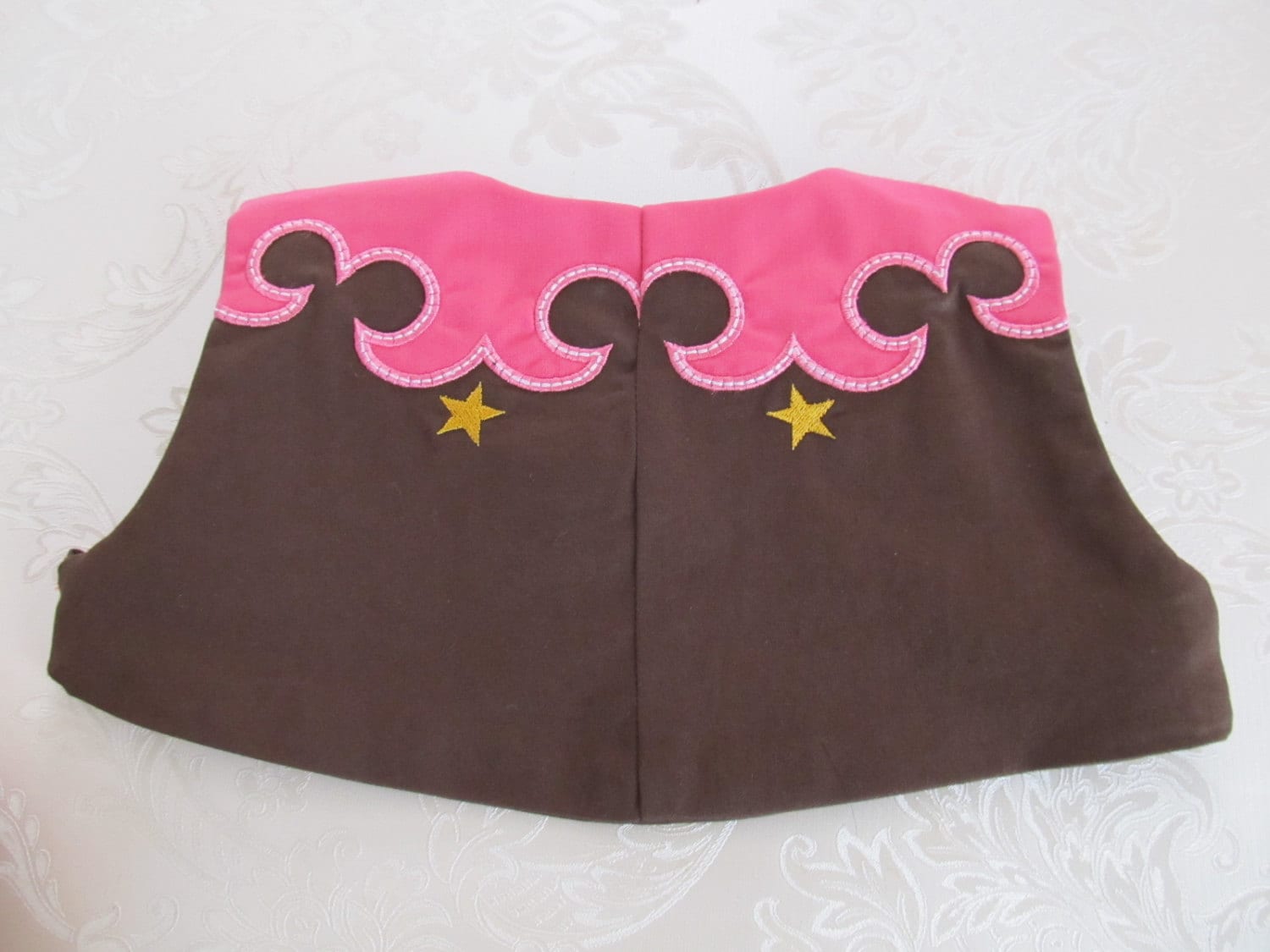 Rodeo vest In-the-hoop ITH project – Sizes 0" 1" 2" 5" 7" Digital Embroidery File | Artapli