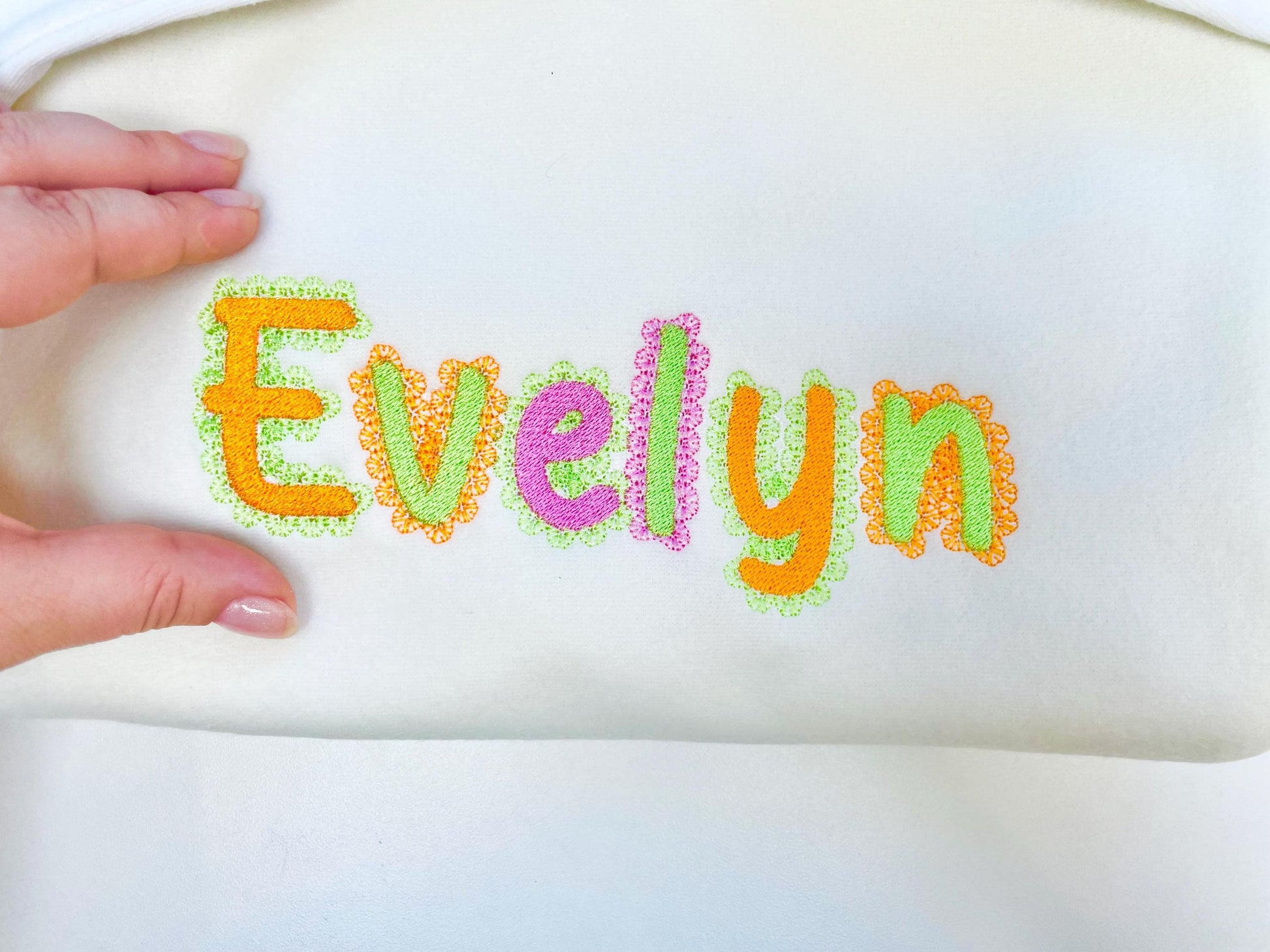 Lace Edge FONT Fill Stitch Spicy Alphabet Monogram cute baby girls fancy font machine embroidery designs sizes 1.5 up to 3.2 in