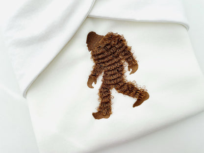 Yeti Gentlefoot Fringed Fluffy Chenille Bigfoot Sasquatch Machine Embroidery Designs Sizes for Hoop 5x7 Kids Fun Wild Forest Silhouette - Etsy