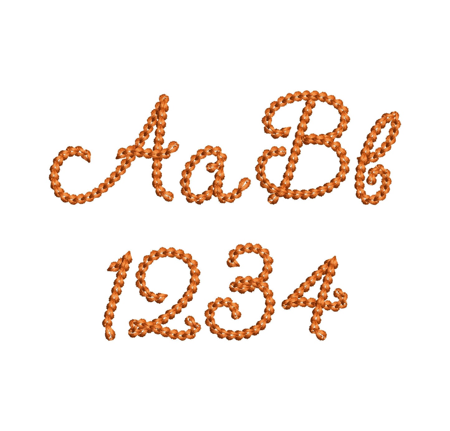 Extra Bold Mini Chain Font Delicate