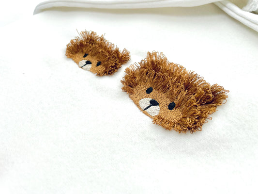 Fringed Fluffy Teddy Bear Ron Kids Baby Fur Chenille Fringe Machine Embroidery Designs Assorted Mini Sizes 2, 2.5, and 3in Cute Little Bear - Etsy