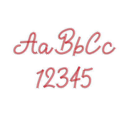 Best Winners Baseball FONT awesome sports stitch handwritten script Alphabet Monogram machine embroidery designs sizes 1.4 up to 3.5 inch BX
