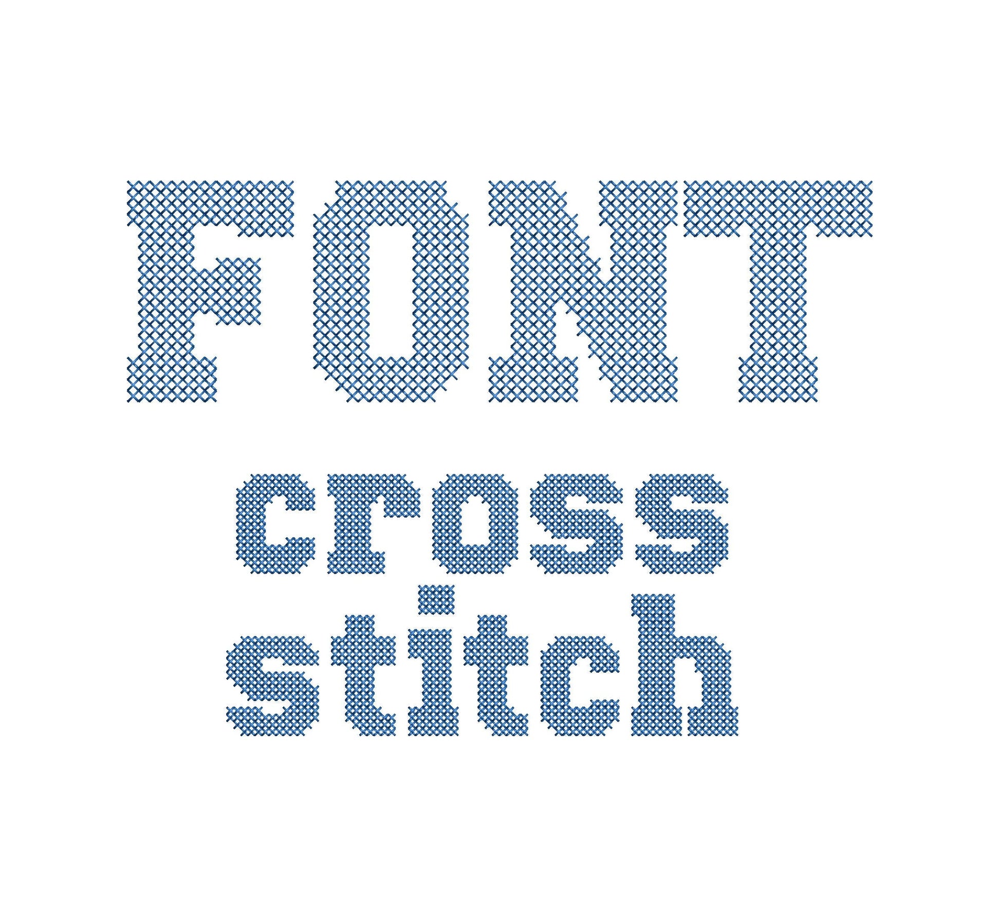 Cross stitch Font Sport Block Font machine embroidery designs alphabet monogram letters numbers punctuation mini sizes 1.2 up to 2.8 inch BX
