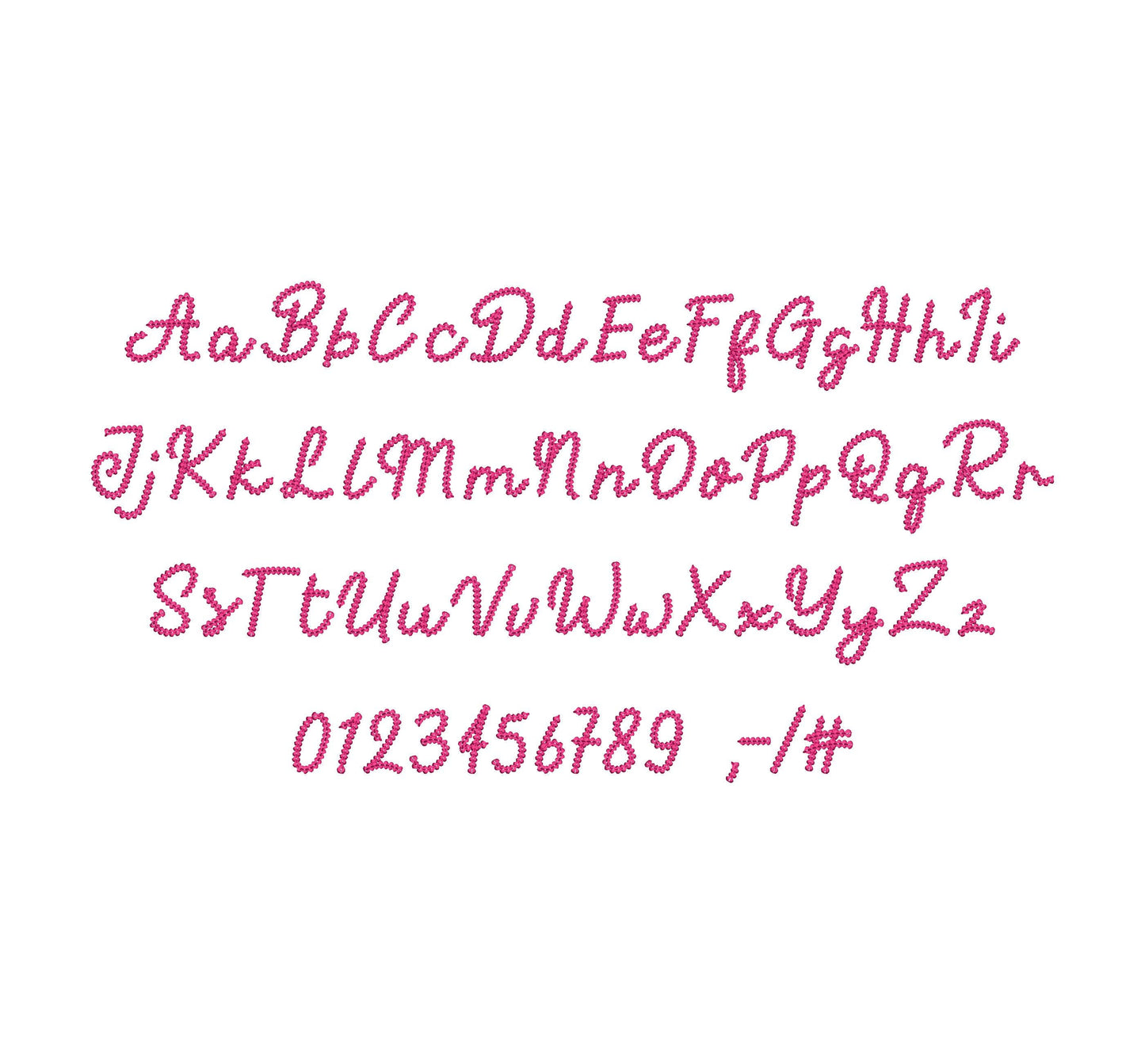 Extra Bold Chain Font Whirly