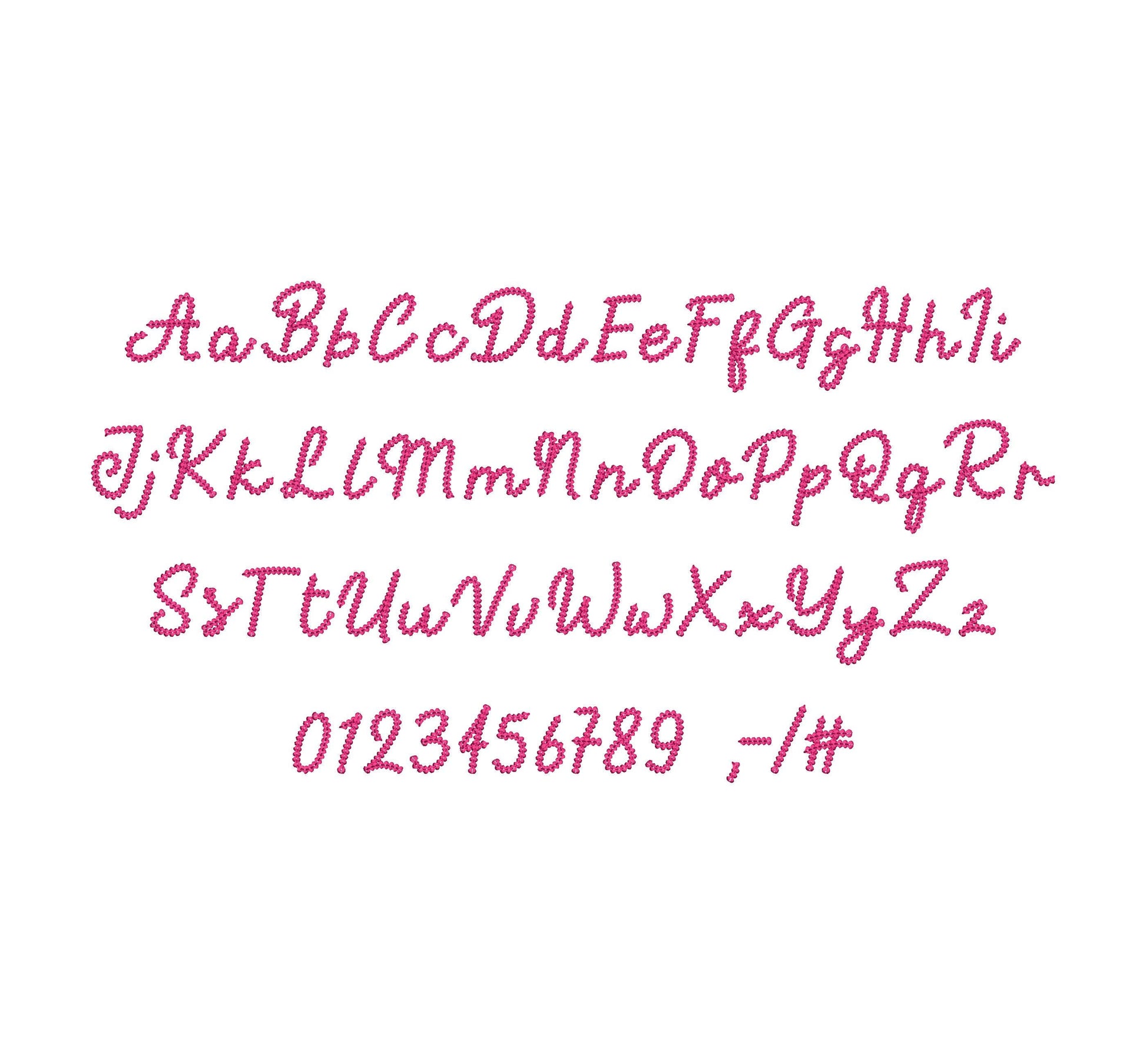 Extra Bold Chain Font Whirly