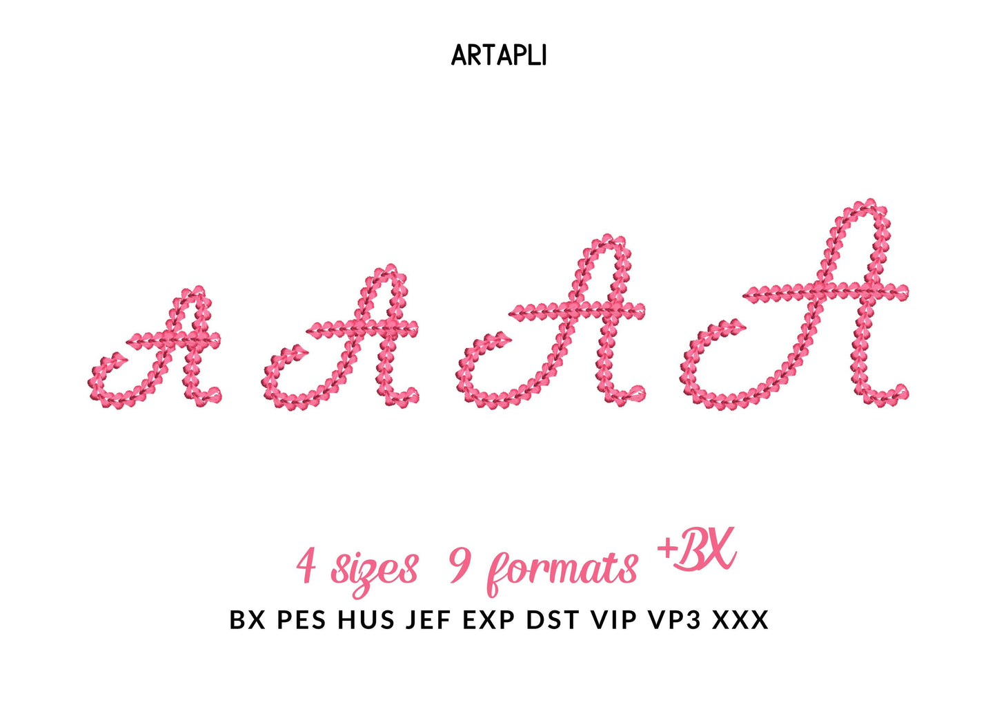 Extra Bold Chain Font Whirly