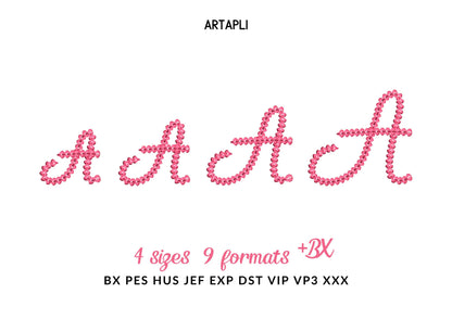 Extra Bold Chain Font Whirly